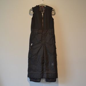 Spyder Black Snowbib Toddler size 3